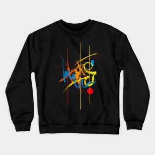 Abstract Art Color Form Crewneck Sweatshirt